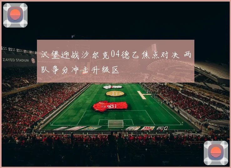 汉堡迎战沙尔克04德乙焦点对决 两队争分冲击升级区