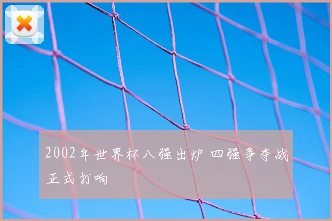 2002年世界杯八强出炉 四强争夺战正式打响