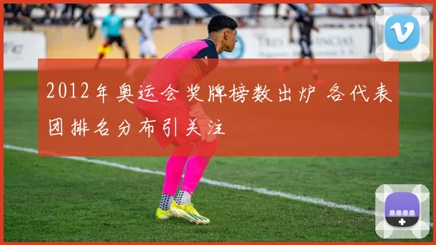 2012年奥运会奖牌榜数出炉 各代表团排名分布引关注